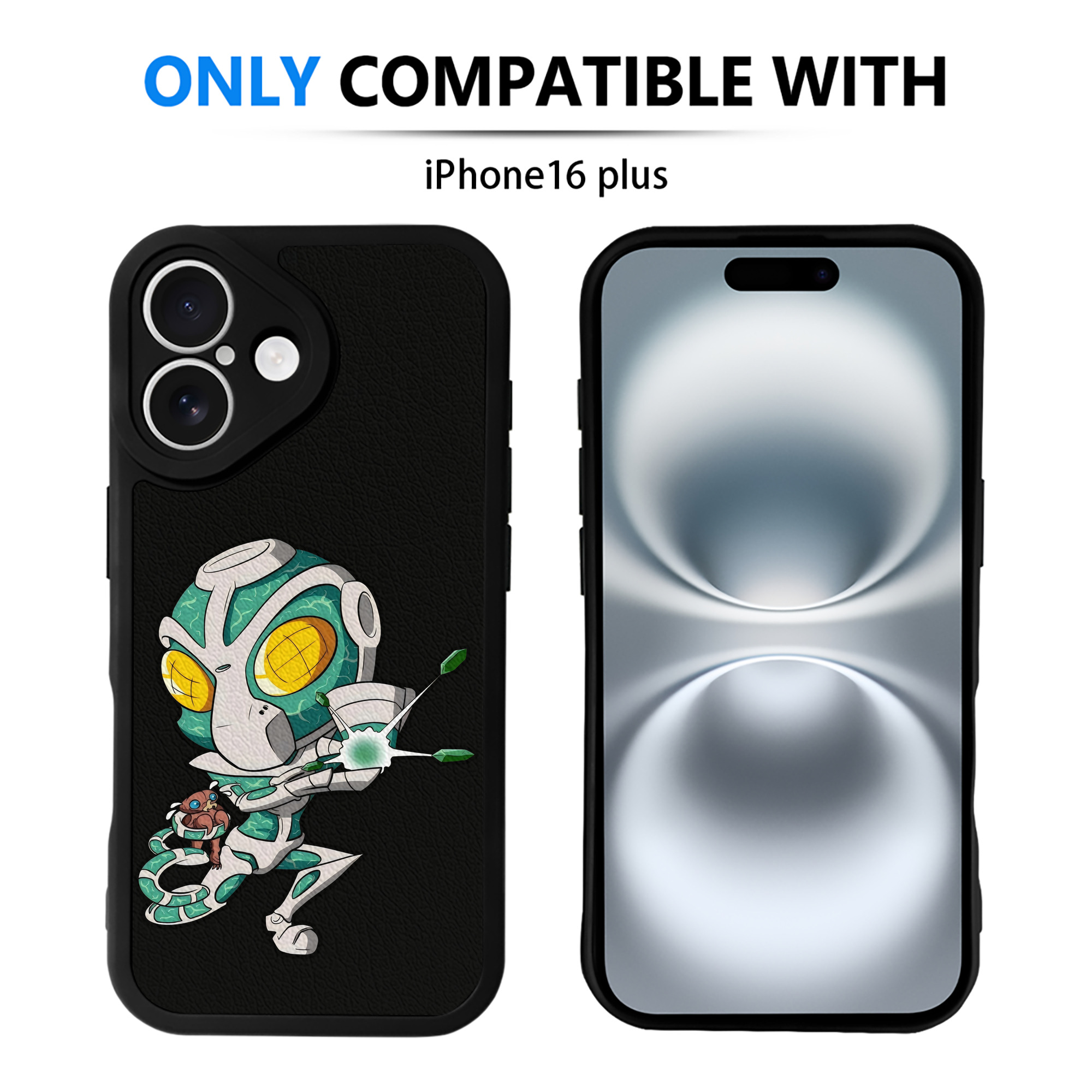 （画像用） ジョジョの奇妙な冒険 花京院 典明（かきょういん のりあき） JoJo's Bizarre Adventure Kakyoin Noriaki 【iPhone 16シリーズ対応】シリコンスマホケース（レザー調） 材質：シリコン